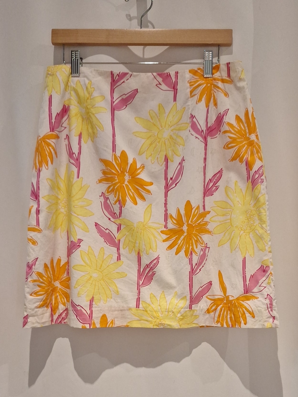 Lilly Pulitzer Glow In The Dark Vibrant Floral Skirt